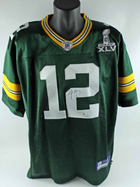 Aaron Rodgers Packers Super Bowl XLV Pro Model Jersey