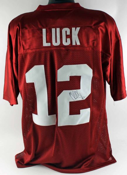 Andrew Luck Signed Stanford College Model Jersey