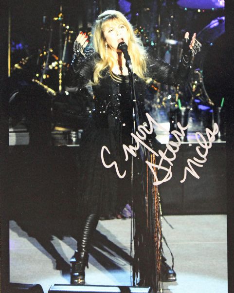 Stevie Nicks Signed 8" x 10" Color Photo