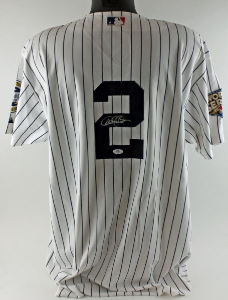 Derek Jeter Signed NY Yankees 2009 World Series Pro Model Jersey