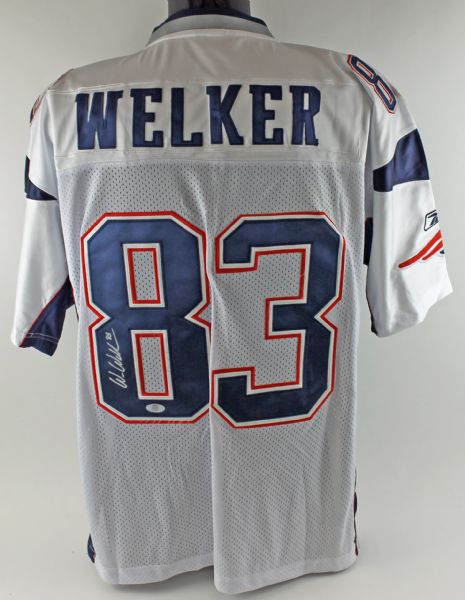 Wes Welker Signed New England Patriots Pro Model Jersey