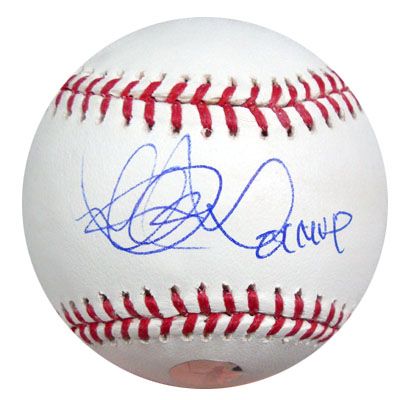 Ichiro Suzuki Signed OML Baseball with "01 MVP" Inscription (Ichiro Hologram)