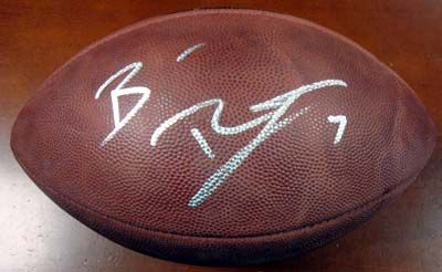 Ben Roethlisberger Signed Super Bowl XL Official Game Model Leather Football (Steiner & Mounted Memories Holograms)