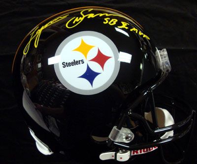 Lynn Swan Signed Steelers Full Sized Helmet with "SB X MVP" Inscription (PSA/DNA)