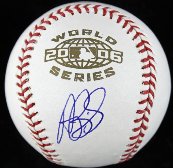 Albert Pujols Signed 2006 World Series Baseball