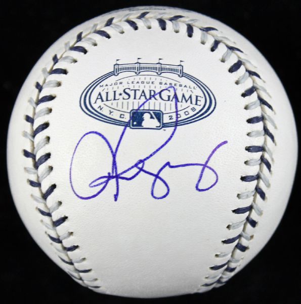 Alex Rodriguez Signed 2008 All-Star Game Baseball