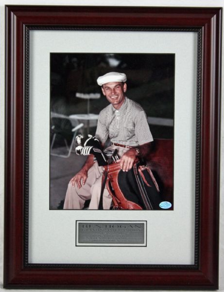 Ben Hogan 8" x 10" Color Photo in Commemorative Framed Display
