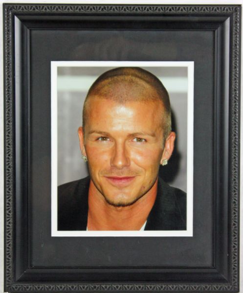 David Beckham 8" x 10" Color Photo in Framed Display