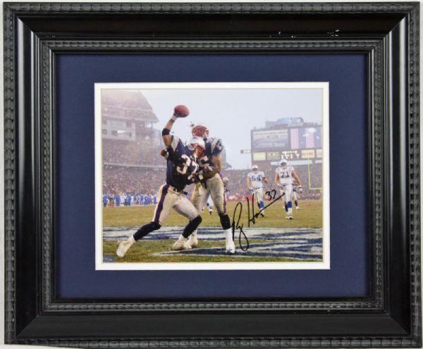 Rodney Harrison Signed 8" x 10" Color Photo in Framed Display (Mounted Memories)