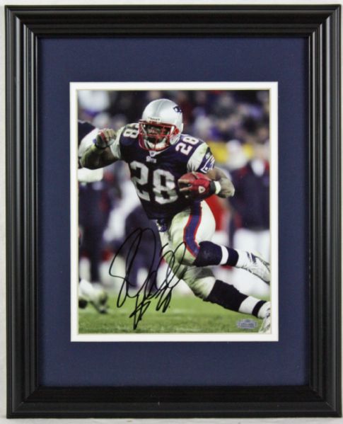 Corey Dillon Signed 8" x 10" Color Photo in Framed Display (Steiner)