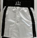 Muhammad Ali Signed Custom Boxing Trunks (Ali COA & PSA/DNA)