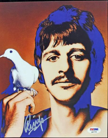 The Beatles: Ringo Starr Signed 8" x 10" Color Photo (Avedon Image)