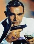 Sean Connery Signed 11" x 14" Color Photo as 007 James Bond (JSA)