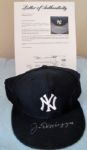 Joe DiMaggio Signed New York Yankees New Era Baseball Cap (PSA/DNA)