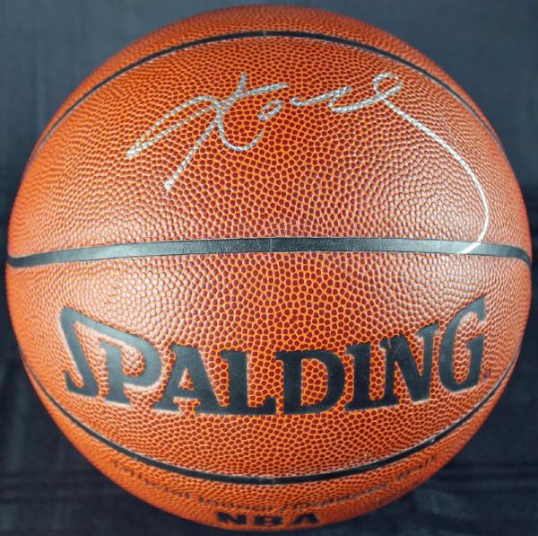 Kobe Bryant Signed Spalding Official NBA I/O Model Basketball (JSA)