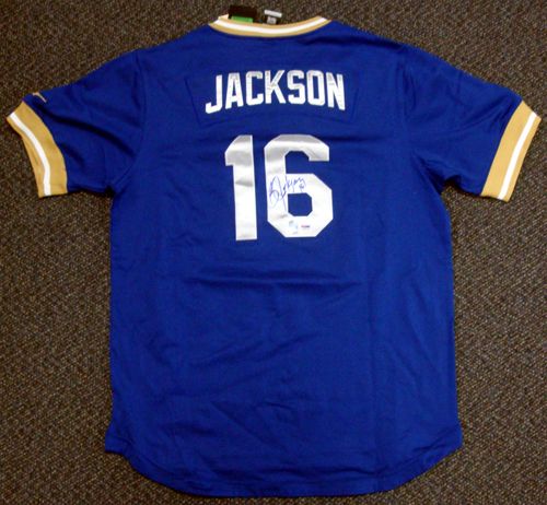 Bo Jackson Signed Nike Royals Throwback Model Jersey (PSA/DNA)