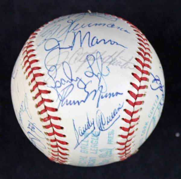 1970s New York Yankees Team Signed Baseball w/Choice Munson Autograph (PSA/DNA)