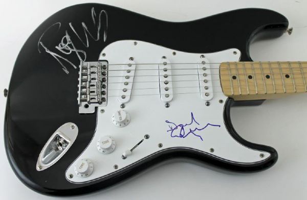 Pink Floyd: David Gilmour & Roger Waters Ultra Rare Dual Signed Guitar (PSA/DNA)