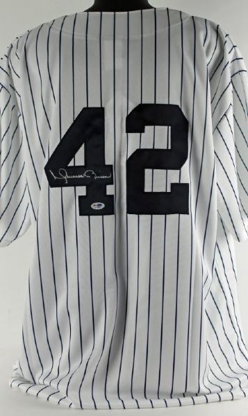 Mariano Rivera Signed New York Yankees Pro Style Jersey (PSA/DNA)