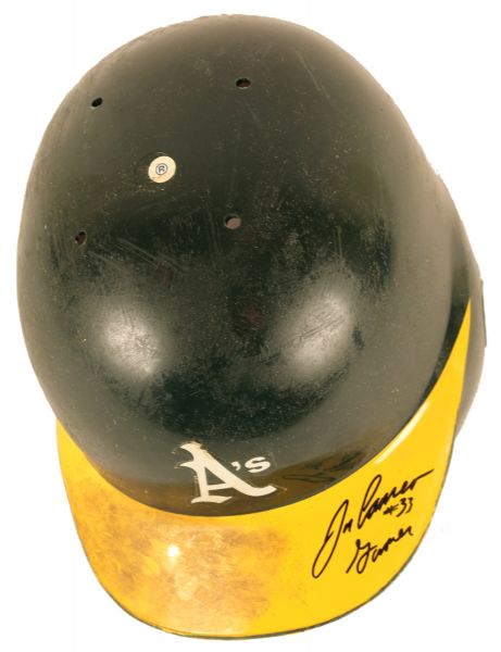 Jose Canseco Game Used & Signed Oakland As Pro Model Batting Helmet (Grand Slam & JSA)