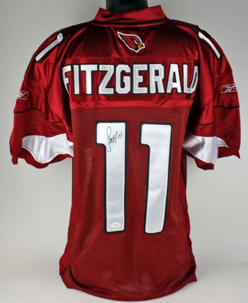 Larry Fitzgerald Signed Arizona Cardinals Pro Model Jersey (JSA)