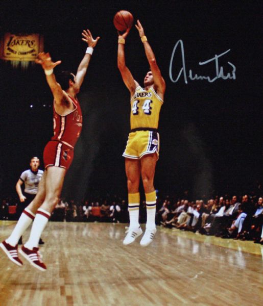Jerry West Signed 8" x 10" Color Photo
