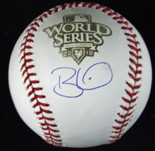 Brian Wilson Signed 2010 World Series Baseball (MLB Hologram)