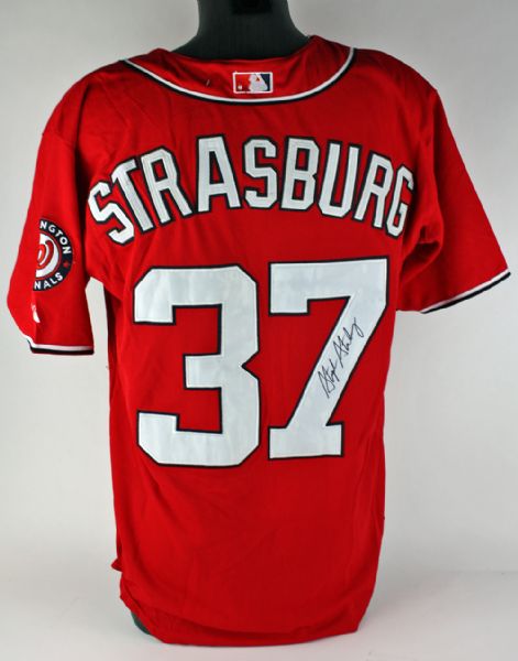 Stephen Strasburg Signed Washington Nationals Jersey
