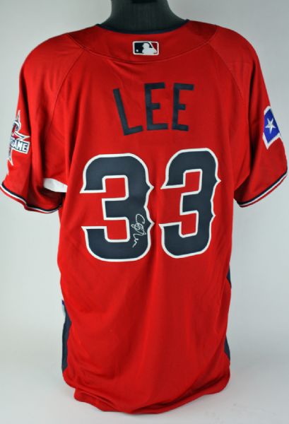 Cliff Lee Signed 2010 All-Star Game Jersey