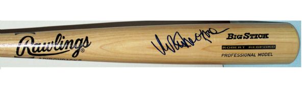 Robert Redford Ultra Rare In-Person Signed Baseball Bat (JSA)