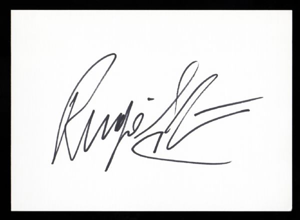 The Beatles: Ringo Starr Signed 4" x 6" Card with Rare Full Name Autograph (Epperson/REAL)