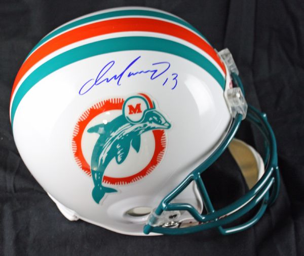 Dan Marino Signed Miami Dolphins Full Size Helmet (JSA)