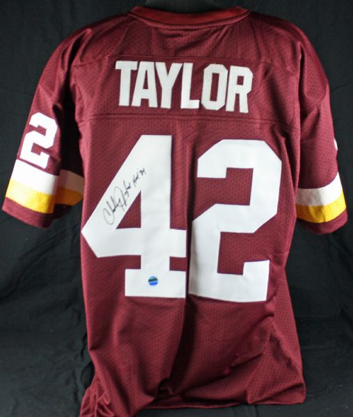 Charley Taylor Signed Washington Redskins Jersey w/"HOF 84" Inscription