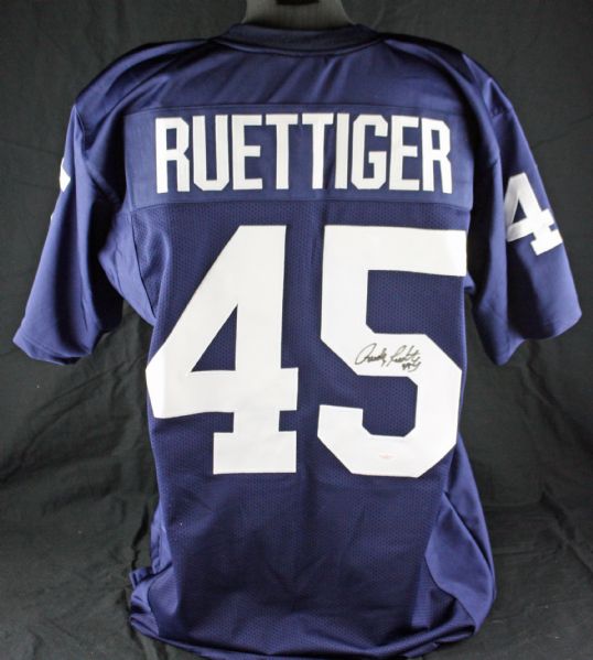 Rudy Ruettiger Signed Notre Dame College Jersey (JSA)