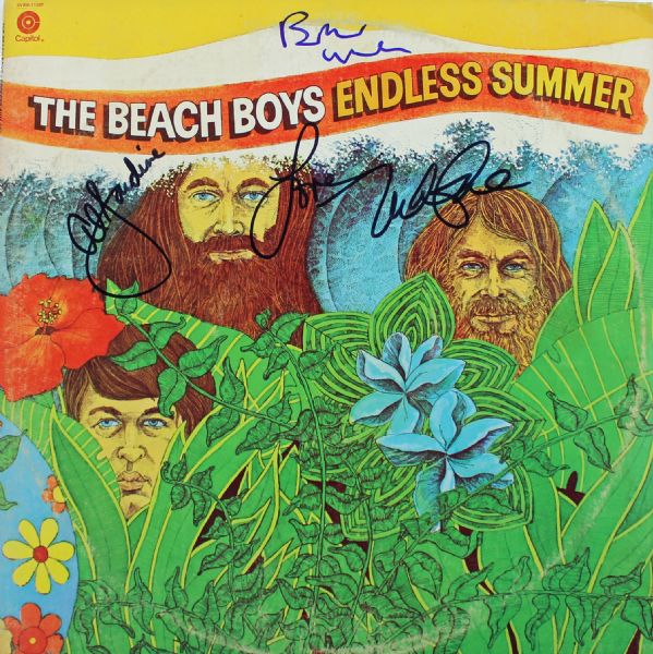 Beach Boys Group Signed "Endless Summer" LP (GA)