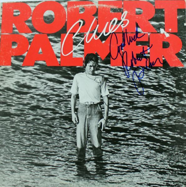 Robert Palmer Signed "Clues" LP (GA)