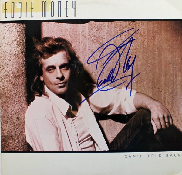 Eddie Money Signed "Cant Hold Back" LP (Roger Epperson/Real)