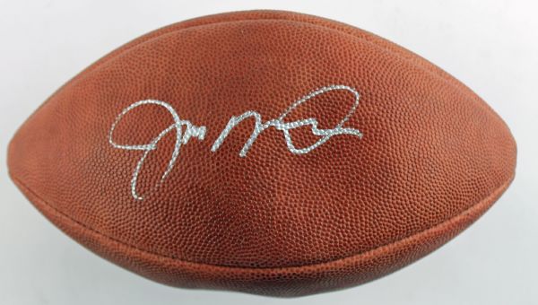 Joe Montana Signed Pro Model NFL Leather Football (JSA)