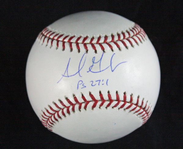 Adrian Gonzalez Signed OML Baseball (PSA/DNA)