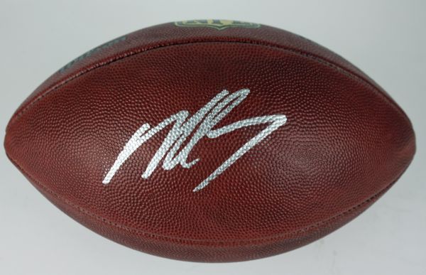 Michael Vick Signed NFL Duke Leather Game Model Football