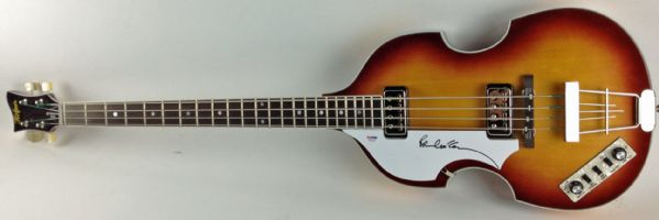 The Beatles: Paul McCartney Superbly Signed Hofner Personal Model Bass Guitar (Caiazzo + PSA/DNA)