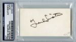 Frank Sinatra Signed Business Card with Choice Autograph (PSA/DNA Encapsulated & LOA)