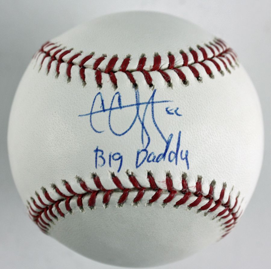 Lot Detail - C.C. Sabathia Signed OML Baseball With "Big Daddy ...