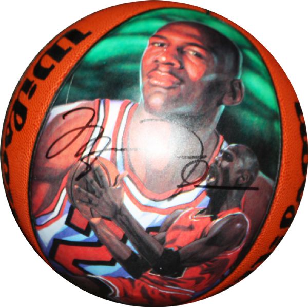 Michael Jordan Signed Limited Edition Wilson Basketball (UDA)