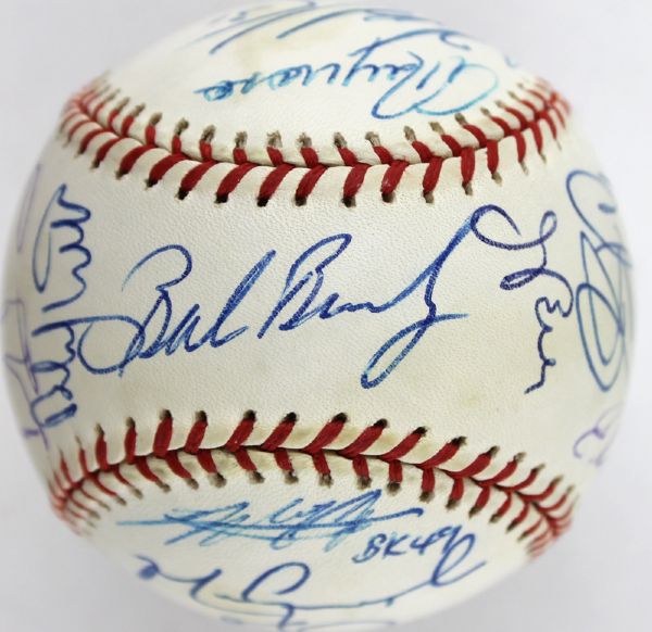 2001 AZ Diamondbacks (WS Champs) Team Signed OML Baseball (23 Sigs) (PSA/DNA)