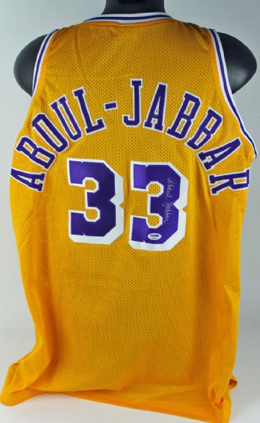 Kareem Abdul Jabbar Signed Lakers Jersey (PSA/DNA)