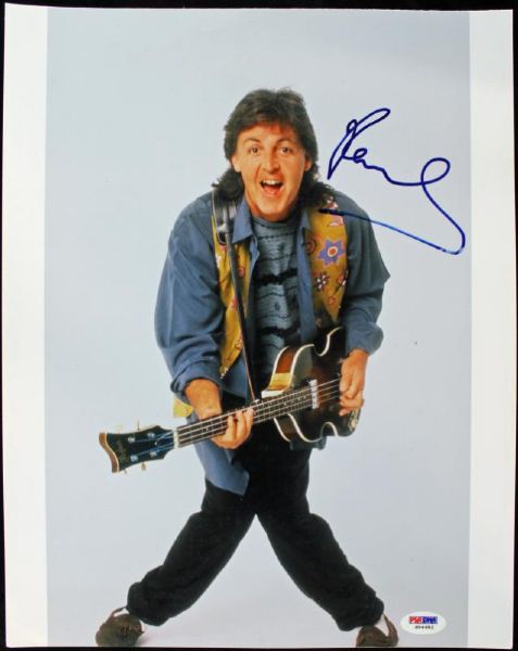 The Beatles: Paul McCartney Signed 11" x 14" Color Photograph (PSA/DNA)