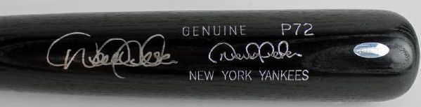 Derek Jeter Signed Louisville Slugger Personal Game Model Baseball Bat (Steiner & MLB)
