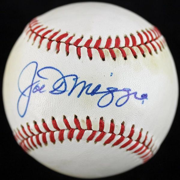 Joe DiMaggio Signed OAL Baseball with Superb Autograph (PSA/DNA)