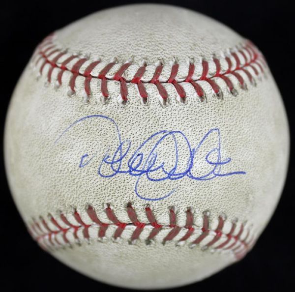 Derek Jeter Signed Gamed Used OML Baseball from 2011 (3,000th Hit Season!)(Steiner & MLB Authenticated)